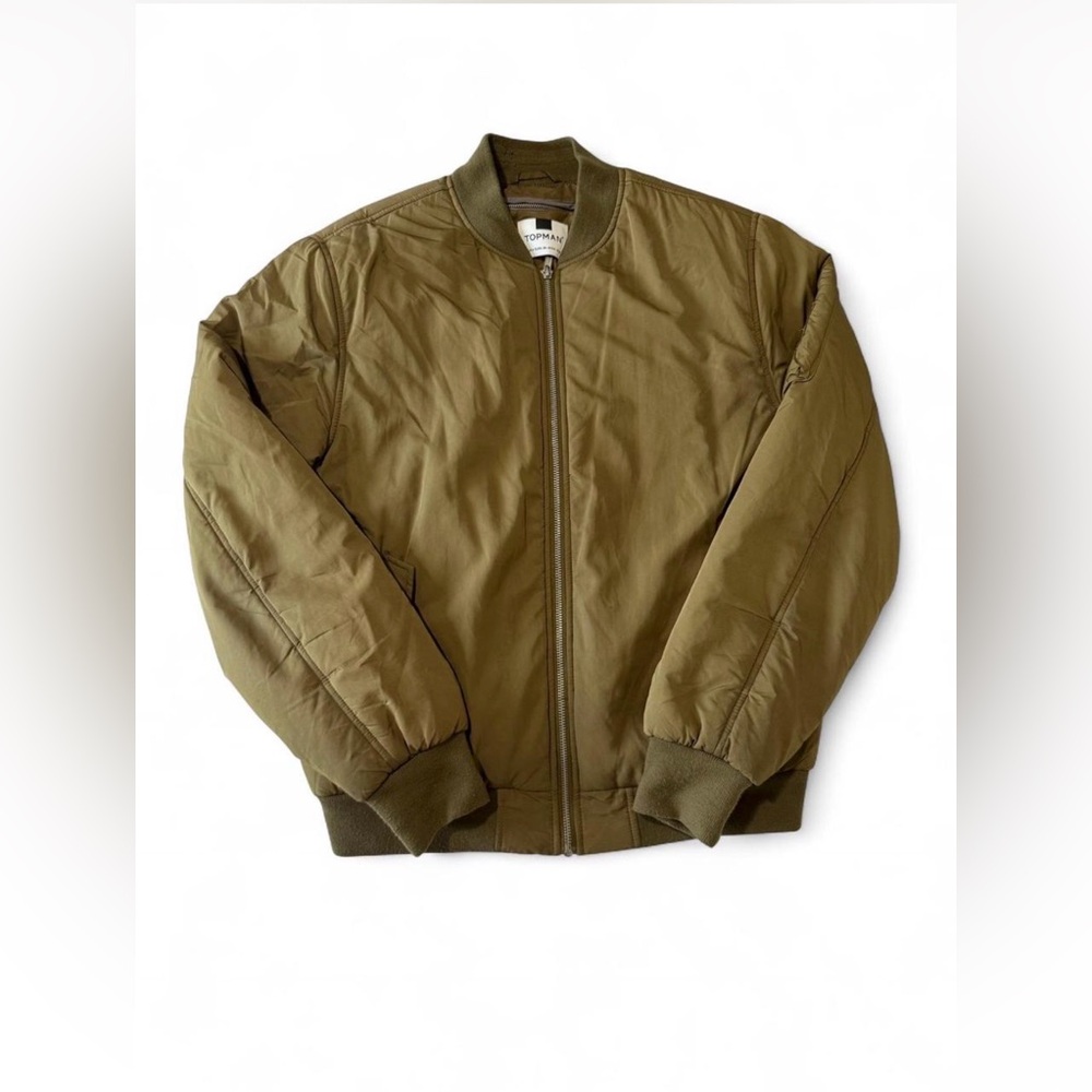 Men’s Green Topman Bomber Jacket